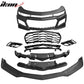 2016-2018 Chevrolet Camaro ZL1 Black Front Bumper w/ Lip & Grille PP