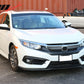 2016-2018 Honda Civic CS Style Unpainted Front Bumper Lip Splitter PU