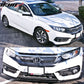 2016-2018 Honda Civic 10th Non-Si Type R Front Bumper Lip Spoiler PU