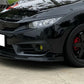 2016-2018 Honda Civic Coupe Sedan MDA Style Unpainted Front Bumper Lip
