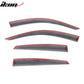 2016-2021 Honda Civic Sedan Transparent Smoke Window Visors Acrylic