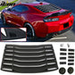 2016-2024 Chevy Camaro Unpainted Rear Side Window Louver Air Vent ABS