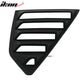 2016-2024 Chevy Camaro Unpainted Rear Side Window Louver Air Vent ABS