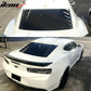 2016-2024 Chevy Camaro Black Rear Window Louvers Pair ABS