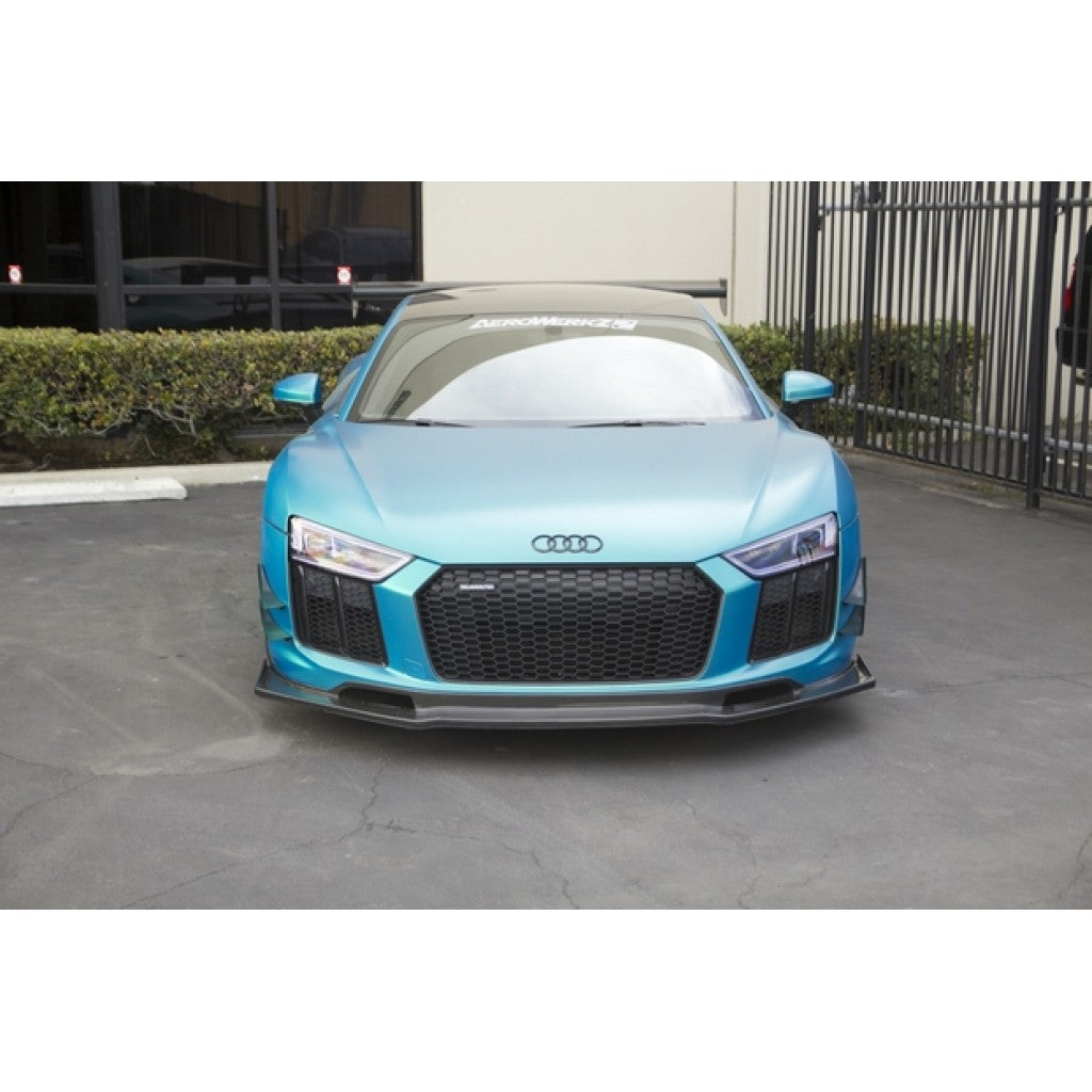 Audi R8 Carbon Fiber Front Bumper Canards 2016-2018