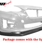 2017-2019 Subaru Impreza CS Style Front Bumper Lip Chin Unpainted PU