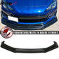 2017-2020 Subaru BRZ IKON Style Unpainted Black Front Bumper Lip PU
