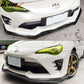 2017-2020 Toyota 86 CS Style Unpainted Front Bumper Lip Spoiler PU
