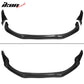 2017-2020 Toyota 86 CS Style Black Front Bumper Lip Front Winglets PU