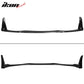 2017-2020 Toyota 86 CS Style Black Front Bumper Lip Front Winglets PU