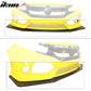 2017-2021 Honda Civic Sport 4Dr IKON V6 Front Bumper Lip Splitter PU