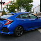 2017-2021 Honda Civic Hatchback 4PCS Mugen Style Window Visors Acrylic