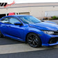 2017-2021 Honda Civic Hatchback 4PCS Mugen Style Window Visors Acrylic