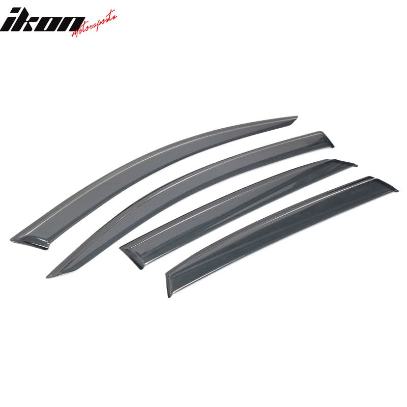 2017-2021 Honda Civic 10th Gen X HB5 Smoke/Tinted Window Visor Acrylic