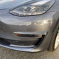 2017-2023 Tesla Model 3 Carbon Fiber Print IKON Style Fog Light Trims