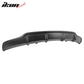 2017-2023 Tesla Model 3 V Style Rear Diffuser Painted Matte Black ABS