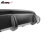 2017-2023 Tesla Model 3 V Style Rear Diffuser Painted Matte Black ABS