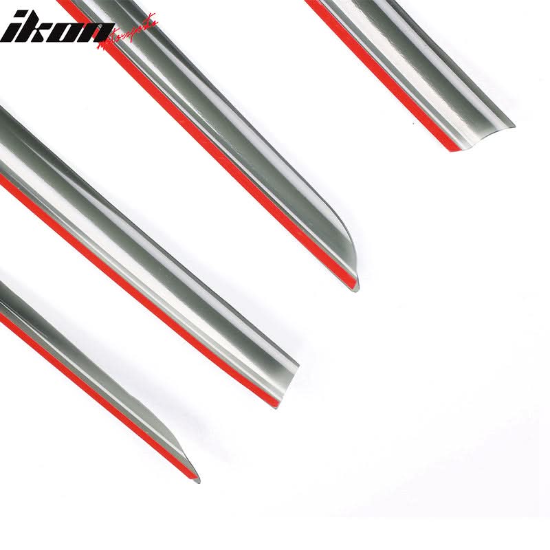 2017-2024 Tesla Model 3 Smoke Acrylic Window Visors Deflectors 4PCS