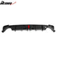 2018-2024 Toyota Camry LE XLE Gloss Black Rear Bumper Diffuser Lip PP