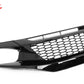 2019-2021 Honda Civic Gloss Black Honeycomb Front Upper Grille ABS