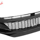 2019-2021 Honda Civic Gloss Black Honeycomb Front Upper Grille ABS