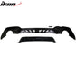 2019-2022 BMW G20 3 Series Rear Bumper Diffuser w/ Round Tip 4 Blade