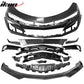 2019-2024 Chevy Camaro SS Style Black Front Bumper Guard CFL Lip ABS