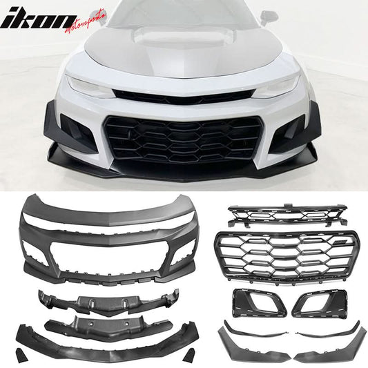 2019-2024 Camaro ZL1 1LE Style Style Unpainted Front Bumper Cover PP