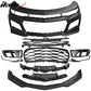 2019-2024 Chevy Camaro ZL1 Style Unpainted Front Bumper Guard Cover PP