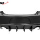 2020-2023 Dodge Charger Widebody Bumper Cover Rear Lip Diffuser PP