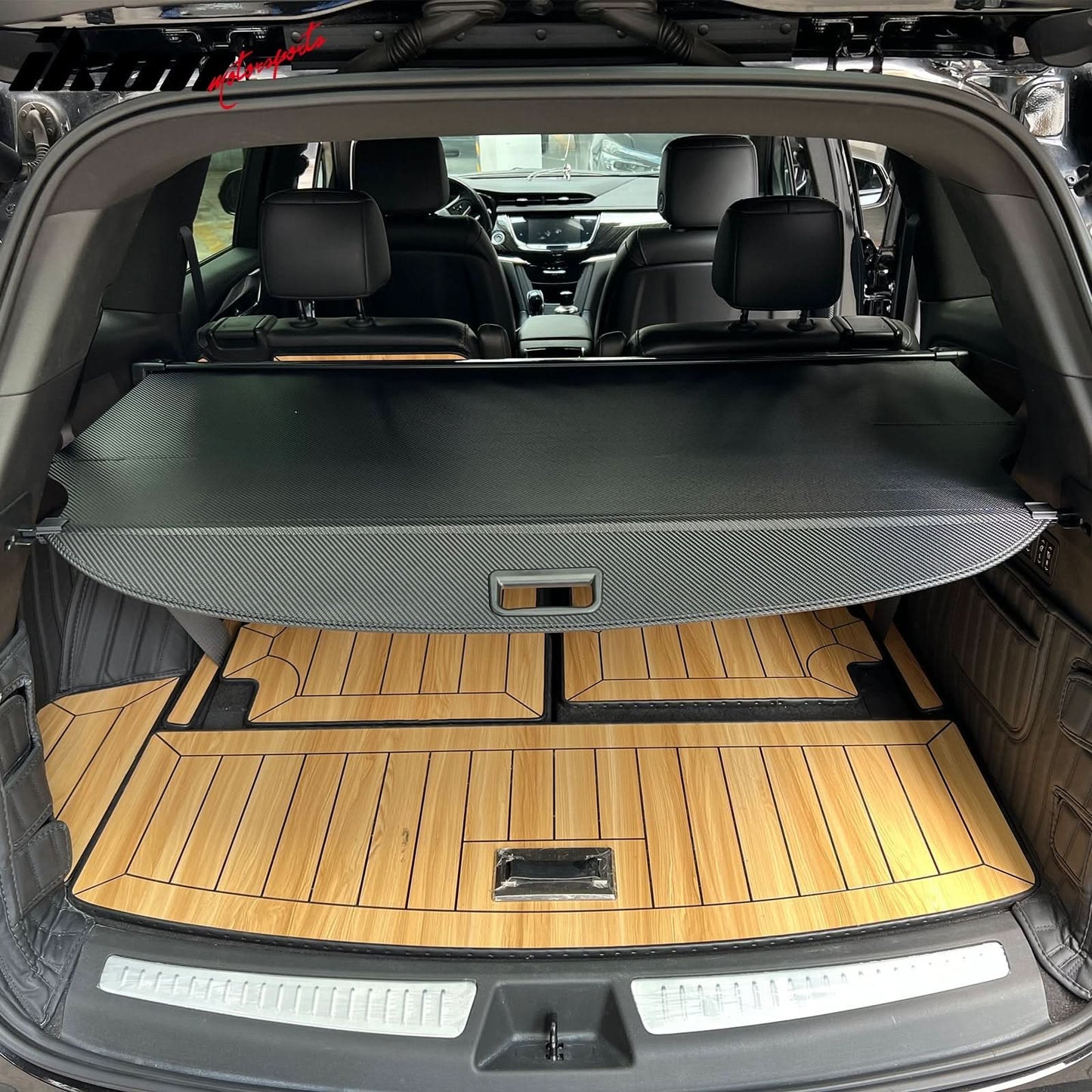 2020-2024 Cadillac XT6 Carbon Fiber Print Retractable Rear Cargo Cover