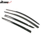 2020-2024 Tesla Model Y Smoke Acrylic Window Visors Deflectors 4PCS
