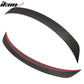 2020-24 Tesla Y Sedan 4-Door IKON Black Rear Spoiler Wing Carbon Fiber