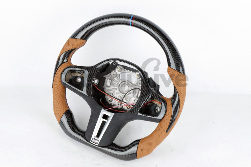 BMW M5 F90 & 91 /  M8 G15, G16, & G17 / X3 G01 / X4 G02 / X6 F86 / 5 Series G30 / 7 Series G11 / G12  Custom Steering Wheel by Exclusive Steering