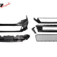 2022-2024 Honda Civic Type R Style Front Bumper Cover Set Unpainted PP
