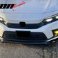 2022-2024 Honda Civic 11th Gen Front Lip IK2 Style Unpainted Black
