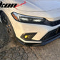 2022-2024 Honda Civic 11th Gen Front Lip IK2 Style Unpainted Black