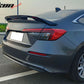 2022-2025 Honda Civic Sedan 11th Gen Gloss Black Trunk Spoiler Lip ABS
