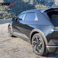 2022-2025 Hyundai Ioniq 5 Slim Style Black Window Visors Acrylic 4PCS
