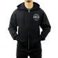 HPS 2022 Round Logo Zip-Up Hoodie, Black