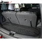 2024-2025 Hyundai Santa Fe Trunk Mat W/ Backrest Rear Seat Liner Black