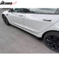 2024 Tesla Model 3 IKON Style Gloss Black Side Skirt Extension ABS