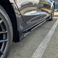 2024 Tesla Model 3 IKON Style Gloss Black Side Skirt Extension ABS