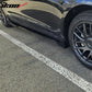 2024 Tesla Model 3 IKON Style Gloss Black Side Skirt Extension ABS