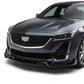 2025 Cadillac CT5 Luxury Gloss Black 3PCS Front Bumper Lip Spoiler PP