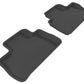 3D MAXpider 2007-2014 Land Rover Lr2 Kagu 2nd Row Floormats - Black L1LR00121509