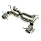 Stainless Straight Pipe Exhaust System for Ferrari 488 GTB Spider Pista
