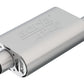 Borla CrateMuffler SBC Hot 350/383 3 inch Offset/Center 14in x 4.35in x 9in Oval Muffler 400844