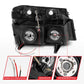 ANZO 04-12 GM Colorado/Canyon/I-Series Crystal Headlights - w/ Light Bar Chrome Housing 4pcs 111559
