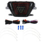 OLM V1 F1 Style Rear Brake / Fog / Reverse Light - Smoke Lens / Gloss Black Base / Red Bar) - 2020-2024 Toyota GR Supra